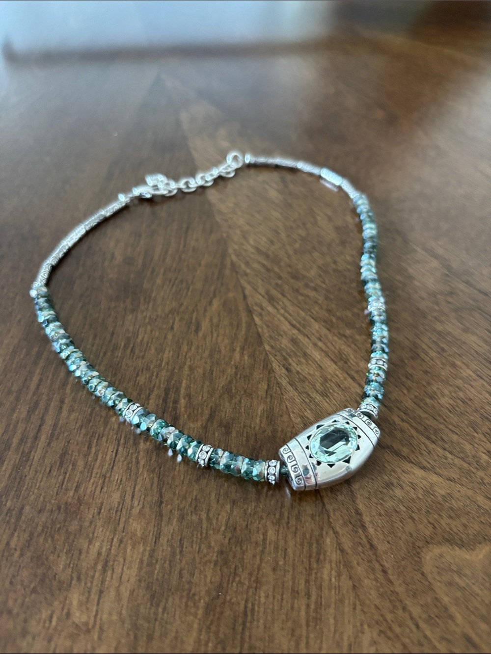 Brighton Clarita Gem Green Beaded
Pendant Necklace - Picture 3 of 9